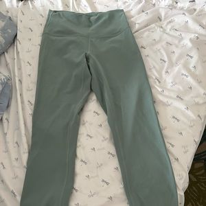 teal lululemon leggings